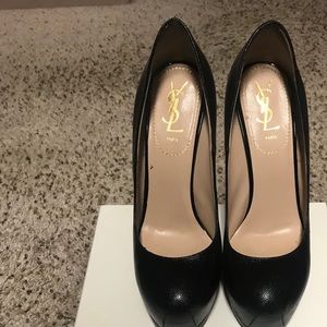 Saint Laurent Black Tribtoo 105 Pump